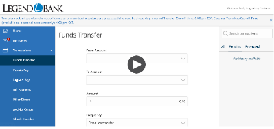 How to transfer funds
